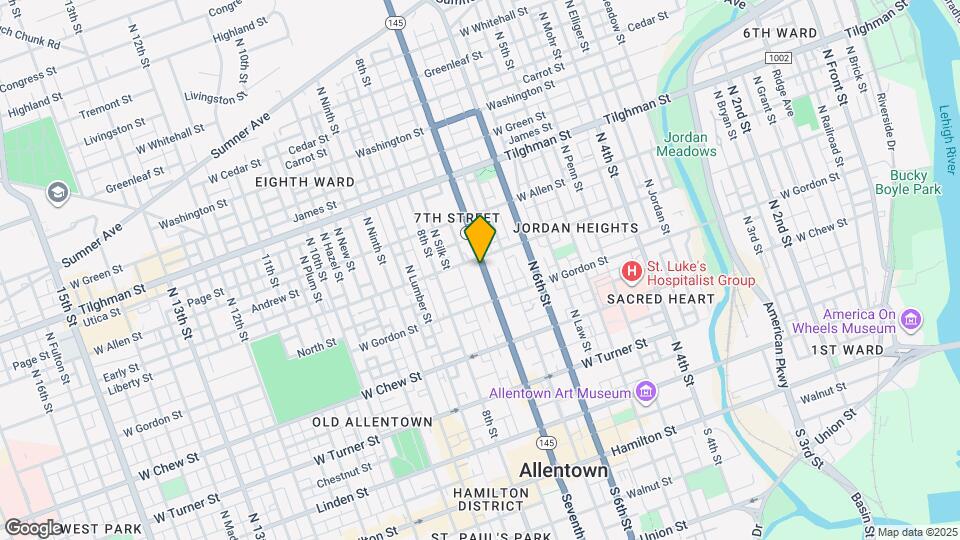 438 N 7th St Map and Location Details