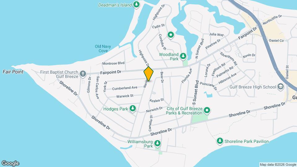 104 Navarre St Map and Location Details