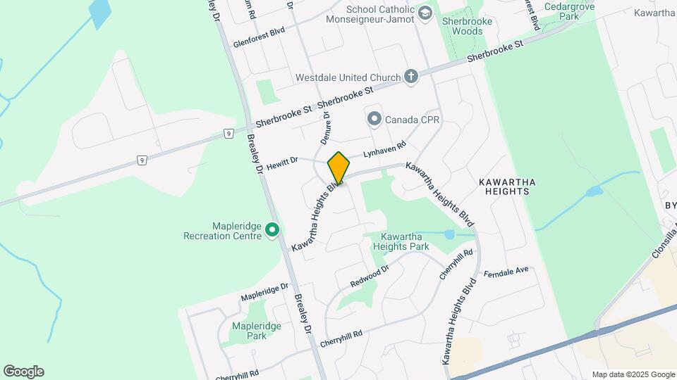 2295 Kawartha Heights Blvd Map and Location Details
