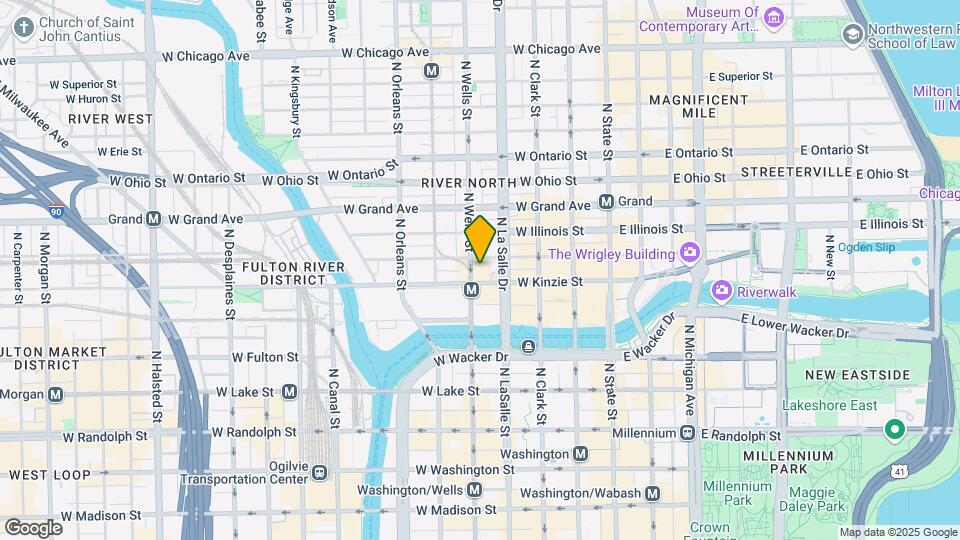 401 N Wells St, Unit 1 Mapa y Detalles de la Ubicación