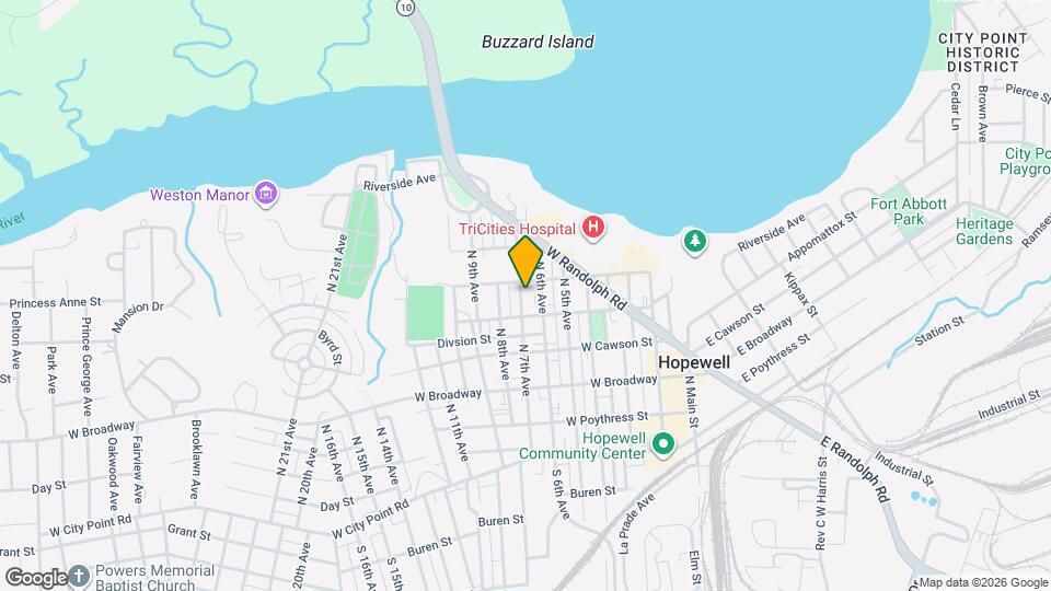 509 N 7th Ave Map and Location Details