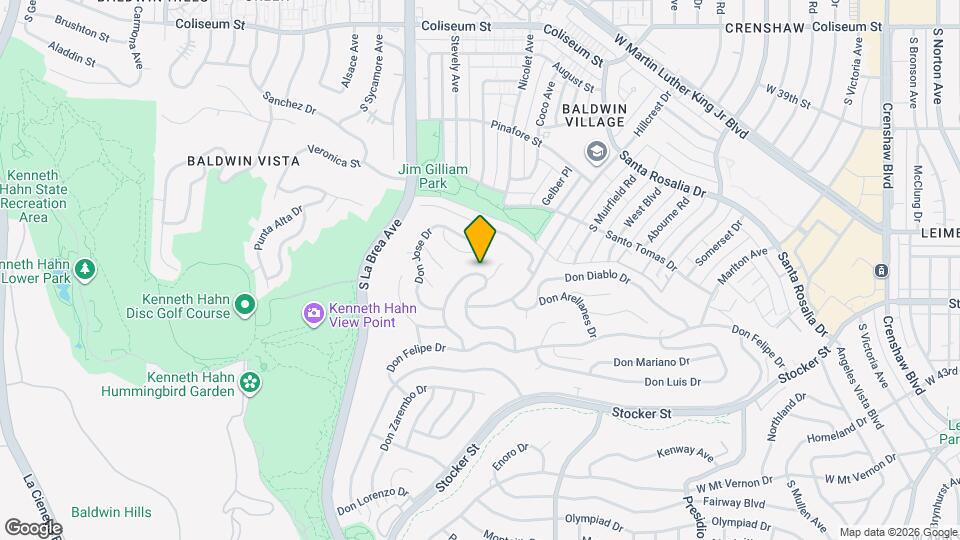 4547 Don Milagro Dr Map and Location Details