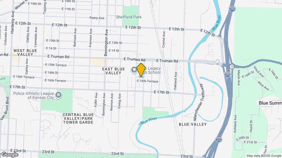 1622 Bristol Ave Map and Location Details