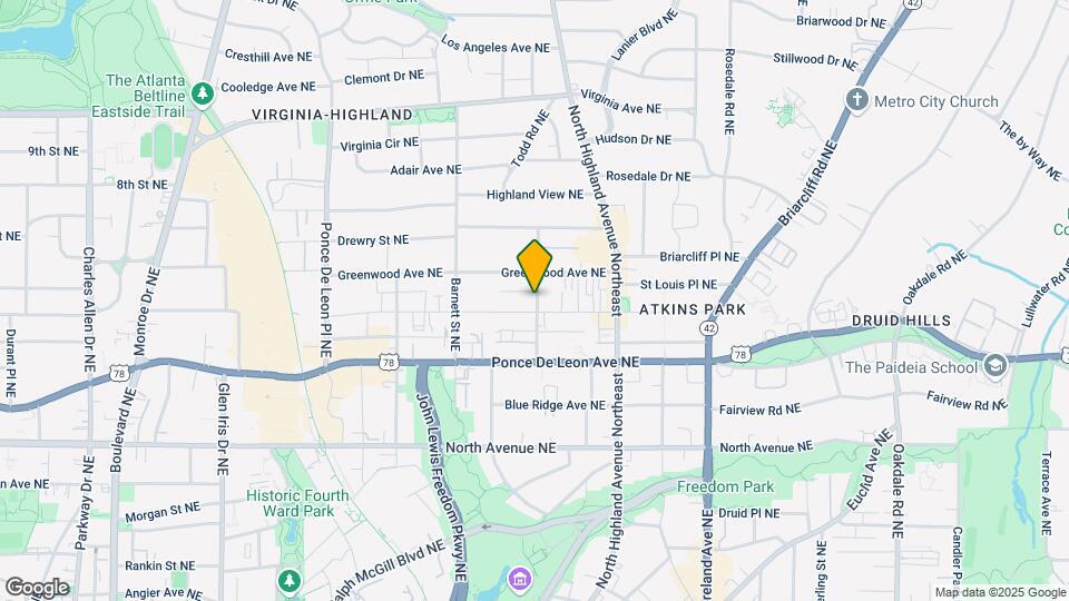 968 Saint Charles Ave NE Map and Location Details