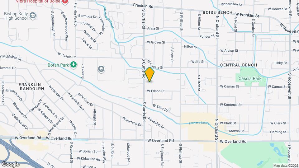 952 S Curtis Rd Map and Location Details