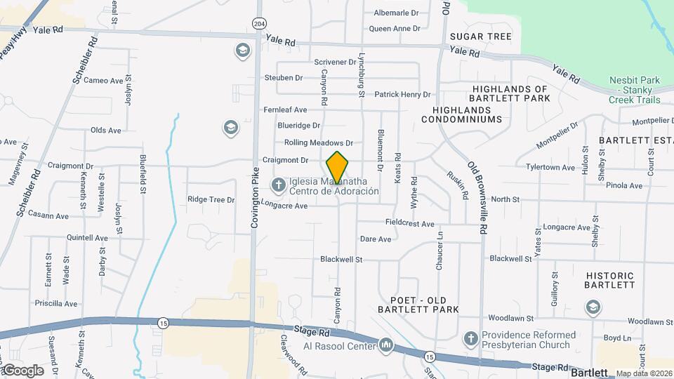 3220 Canyon Rd Map and Location Details