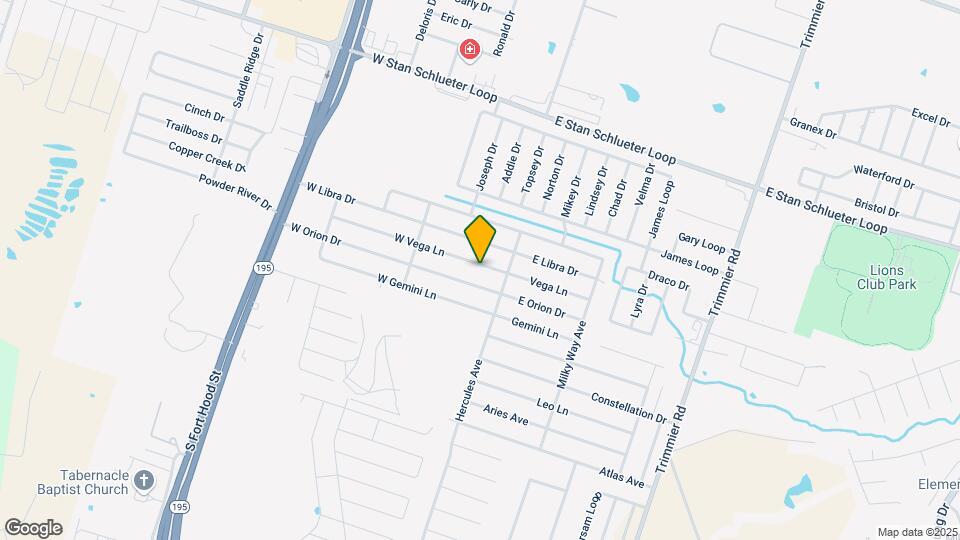 112 W Vega Ln Map and Location Details