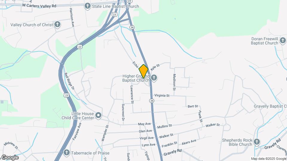 1704 Highpoint Ave Map and Location Details