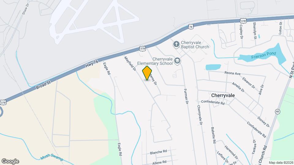 1315 Mayfield Dr Map and Location Details