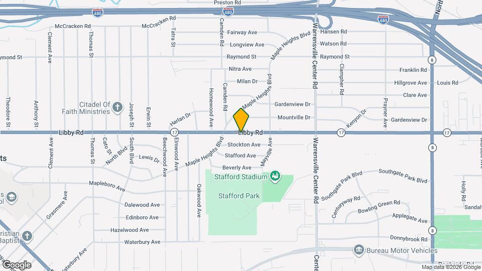 19500 Libby Rd Map and Location Details