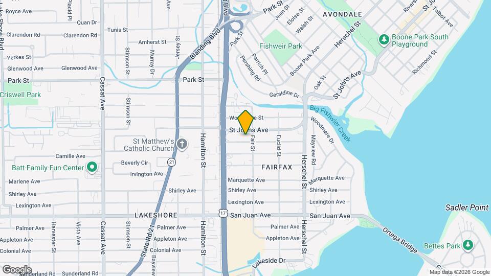 4415 Melrose Ave Map and Location Details