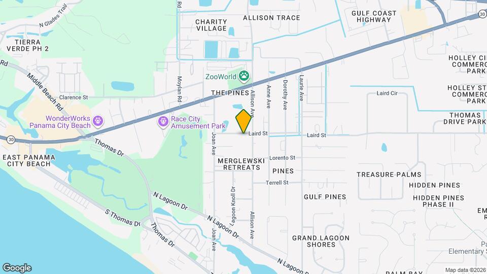 9019 Laird St Map and Location Details