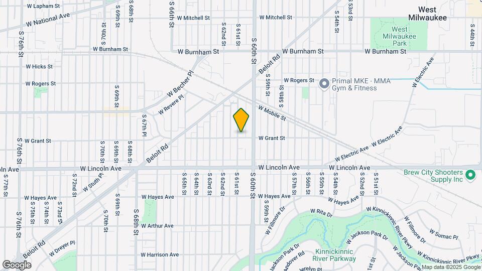 2172 S 61st St Map and Location Details
