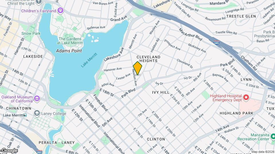 321 Athol Ave Map and Location Details