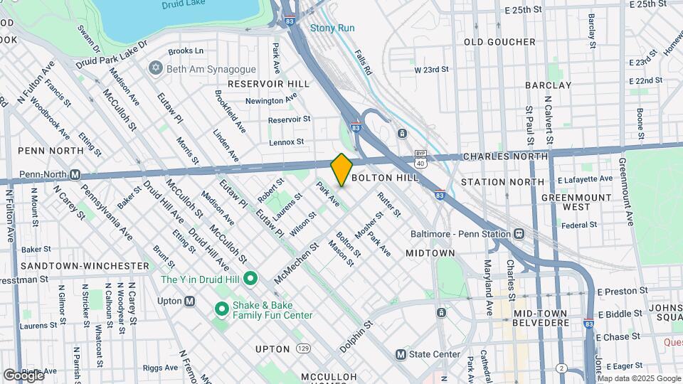1631 Park Ave Mapa y Detalles de la Ubicación