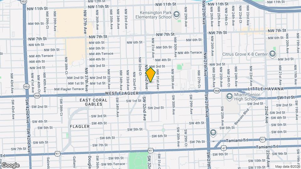 3151 NW Flagler Terrace Map and Location Details