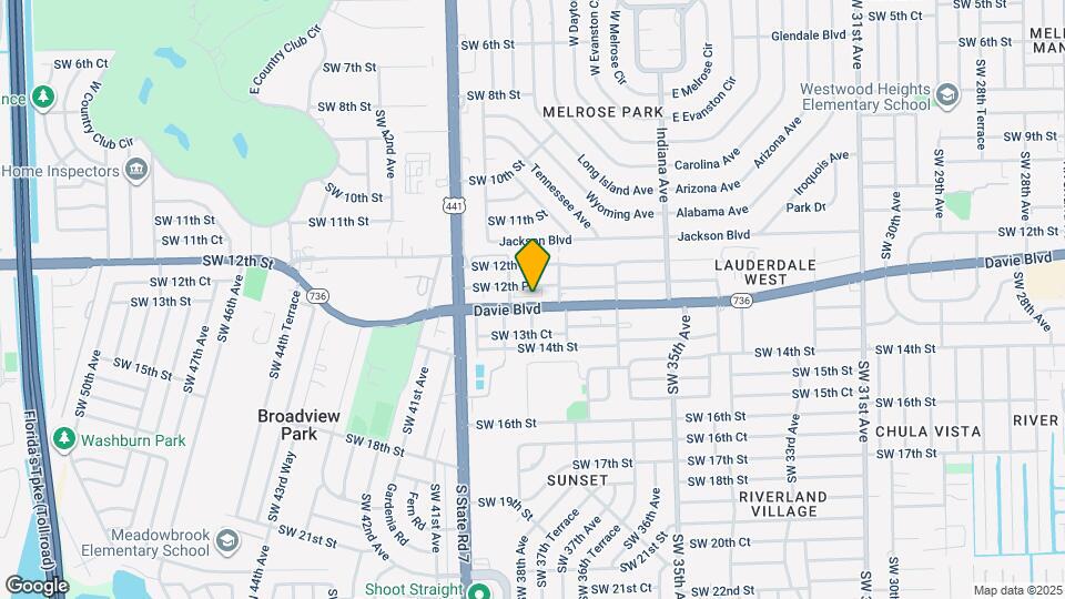 3801 Davie Blvd Map and Location Details