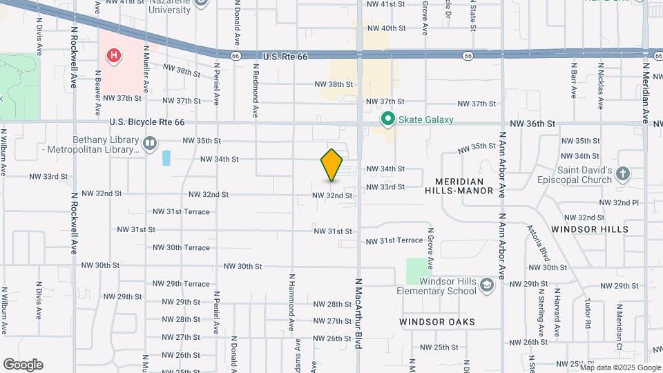 6007 NW 32nd St Map and Location Details