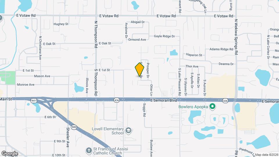 132 S Bulova Dr Map and Location Details