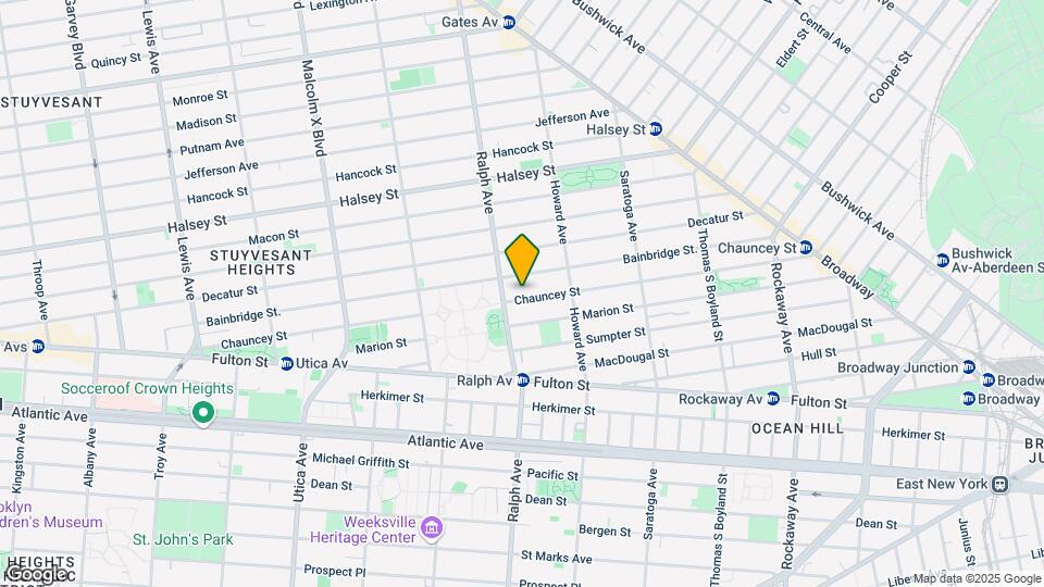317 Chauncey St Map and Location Details