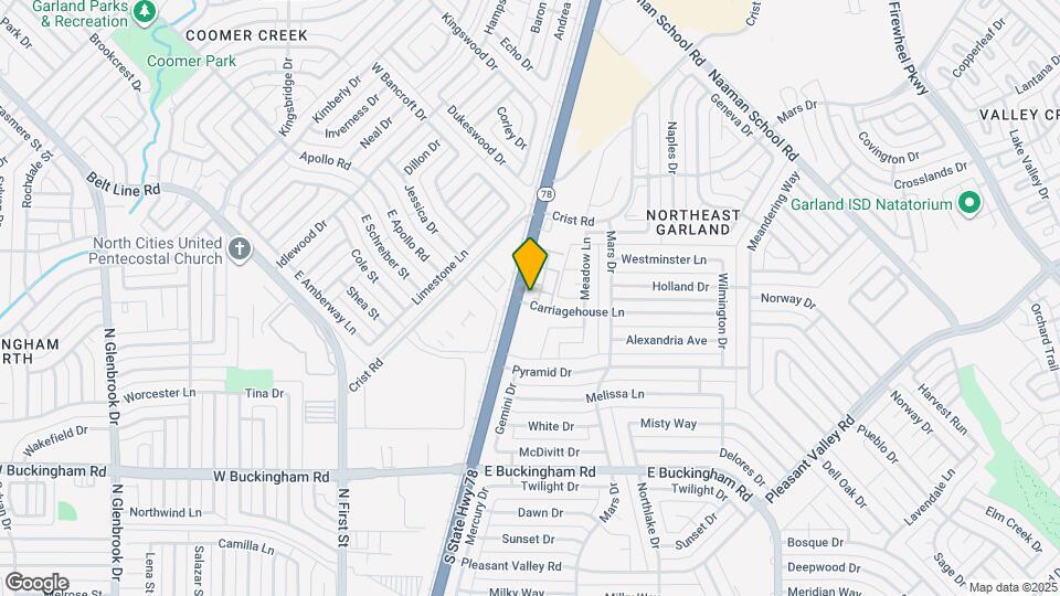 601 Carriagehouse Ln Map and Location Details