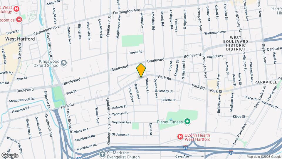221 Park Rd Map and Location Details
