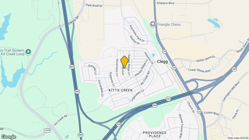 1133 Pemberly Ave Map and Location Details