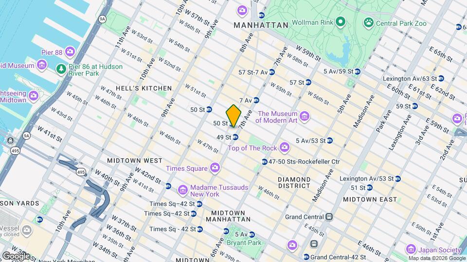 1626 Broadway Map and Location Details