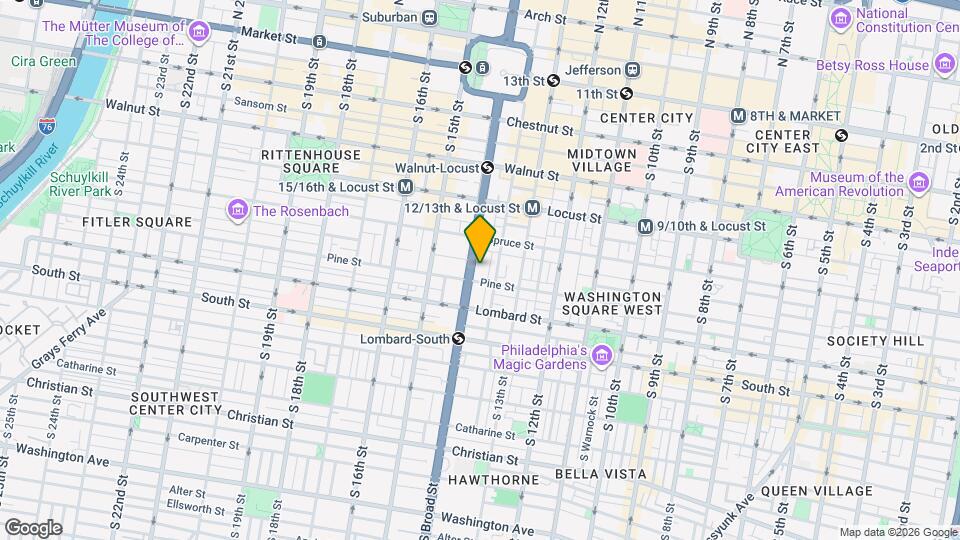 333 S Broad St Map and Location Details