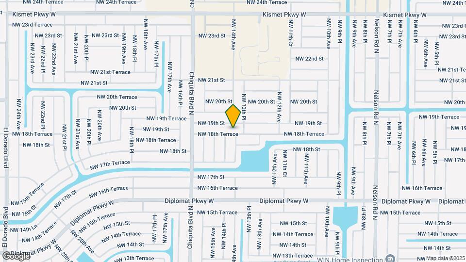 1407 NW 18th Terrace Map and Location Details