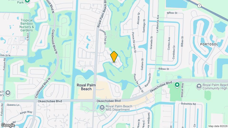 1803 Palm Beach Trace Dr Map and Location Details