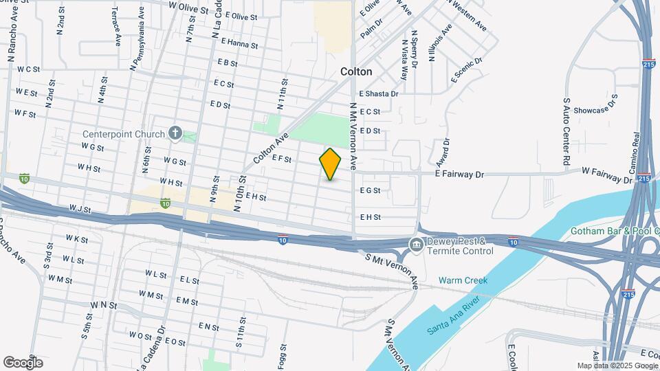 643 E G St Mapa y Detalles de la Ubicación