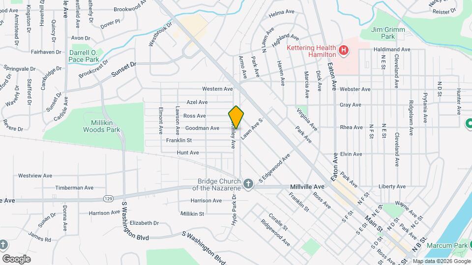 408 McKinley Map and Location Details