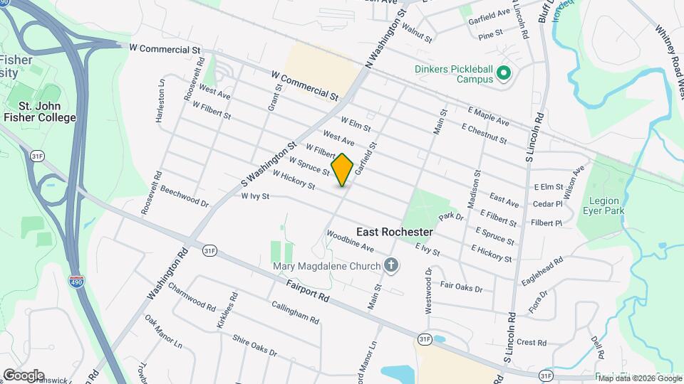 709 Garfield St Map and Location Details