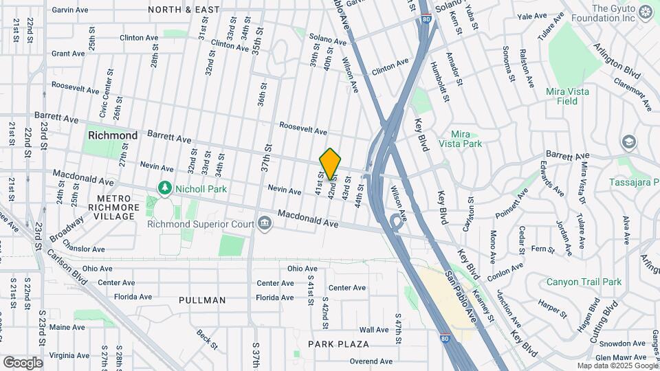 431 42nd St Map and Location Details