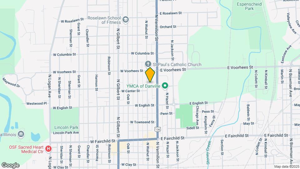 1207 N Walnut St Mapa y Detalles de la Ubicación