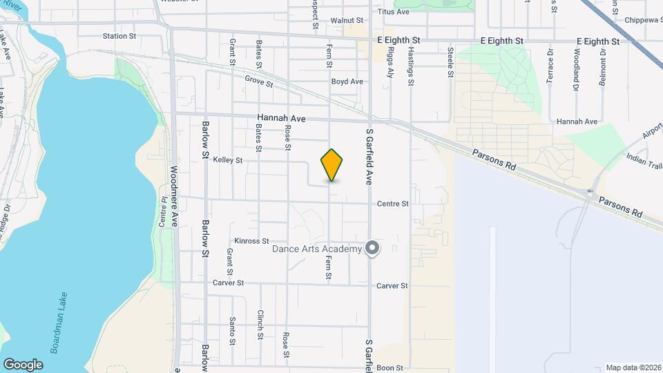 833 Fern St Map and Location Details