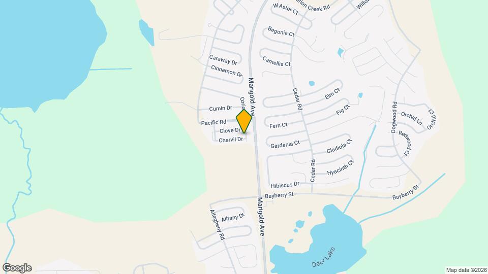 1110 Chervil Dr Map and Location Details