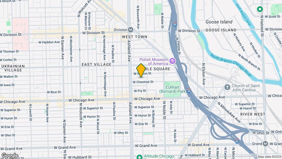 1522 W Chestnut St Map and Location Details