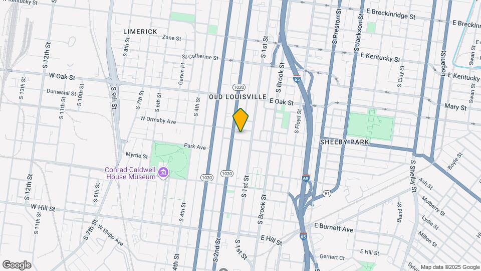 118 W Ormsby Ave Map and Location Details