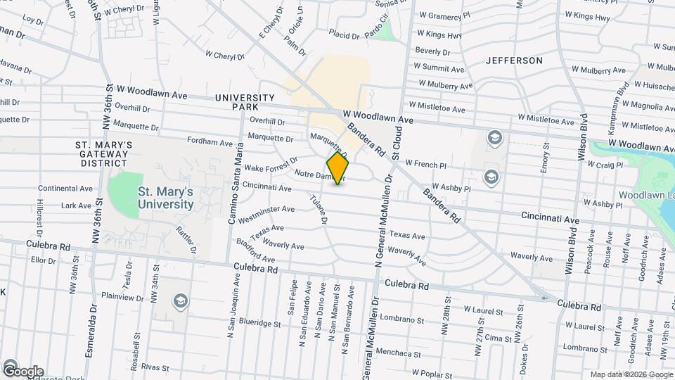 2451 Cincinnati Ave Mapa y Detalles de la Ubicación