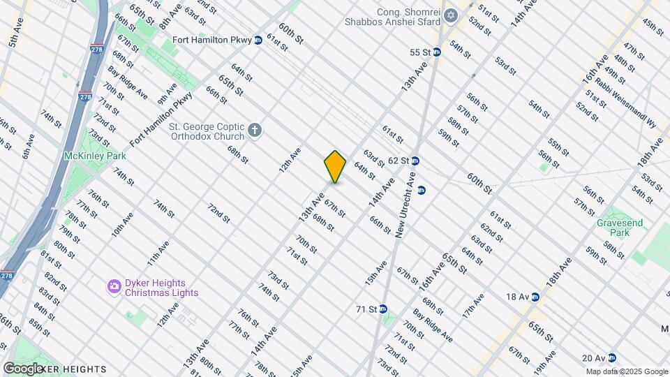 1317-1319 66th St Map and Location Details