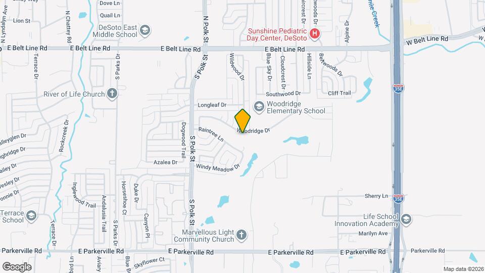 864 Woodridge Dr Map and Location Details