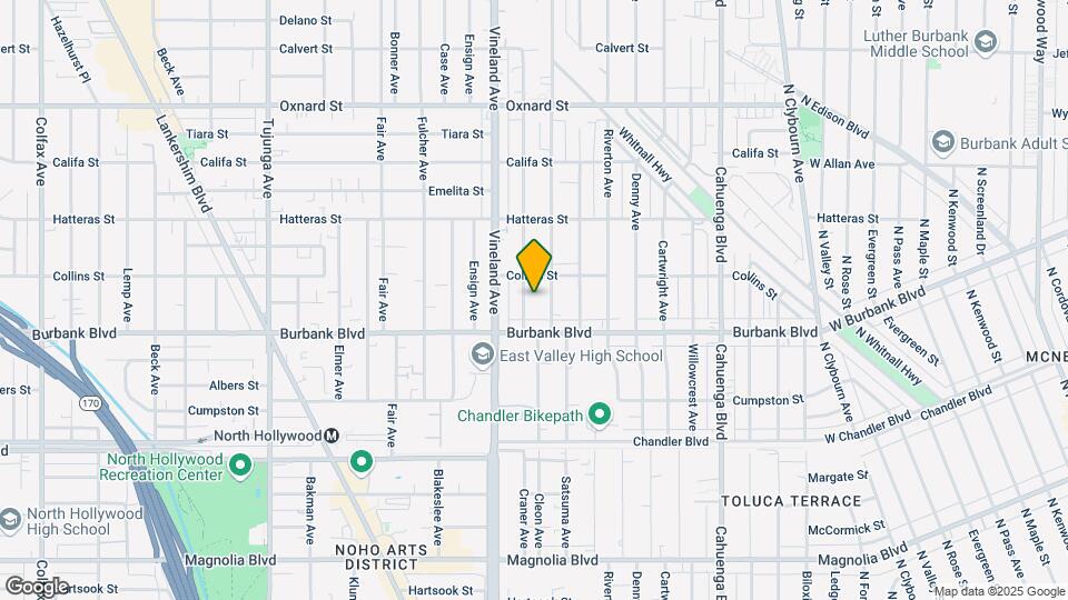 5636 Craner Ave Map and Location Details