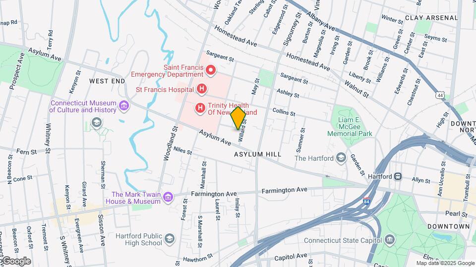 17 Willard St Map and Location Details