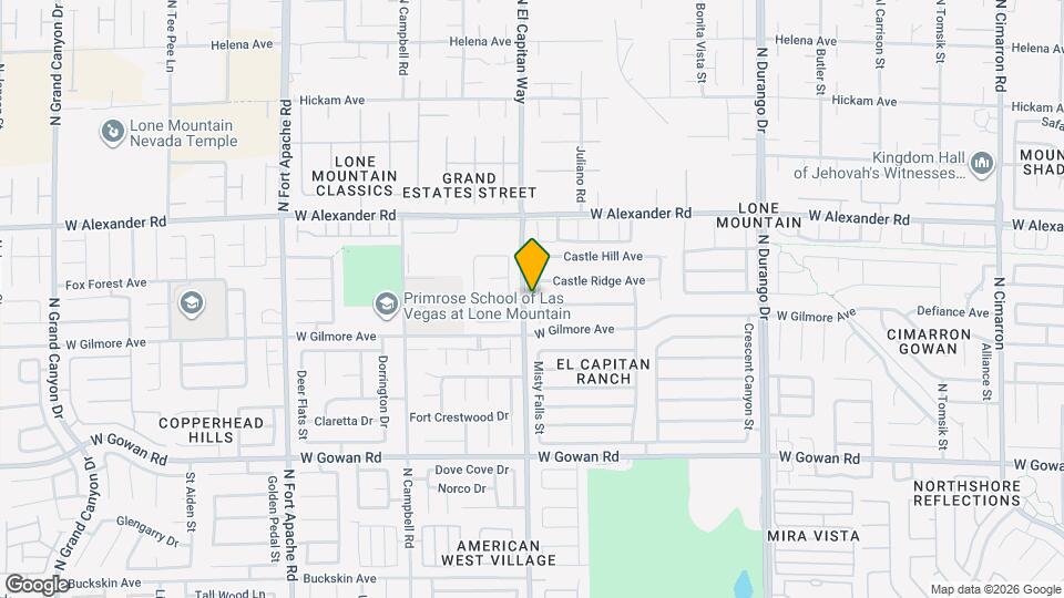 3821 Cranbrook Hill St, Unit 323 Map and Location Details