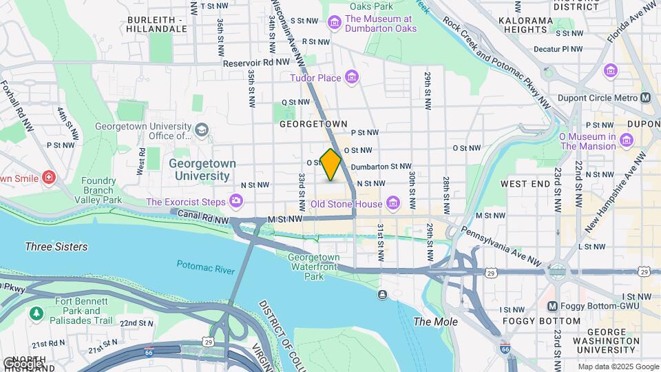 3230 N St NW Map and Location Details