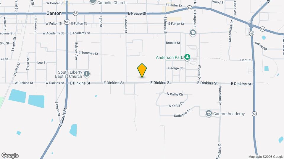 451 E Dinkins St Map and Location Details