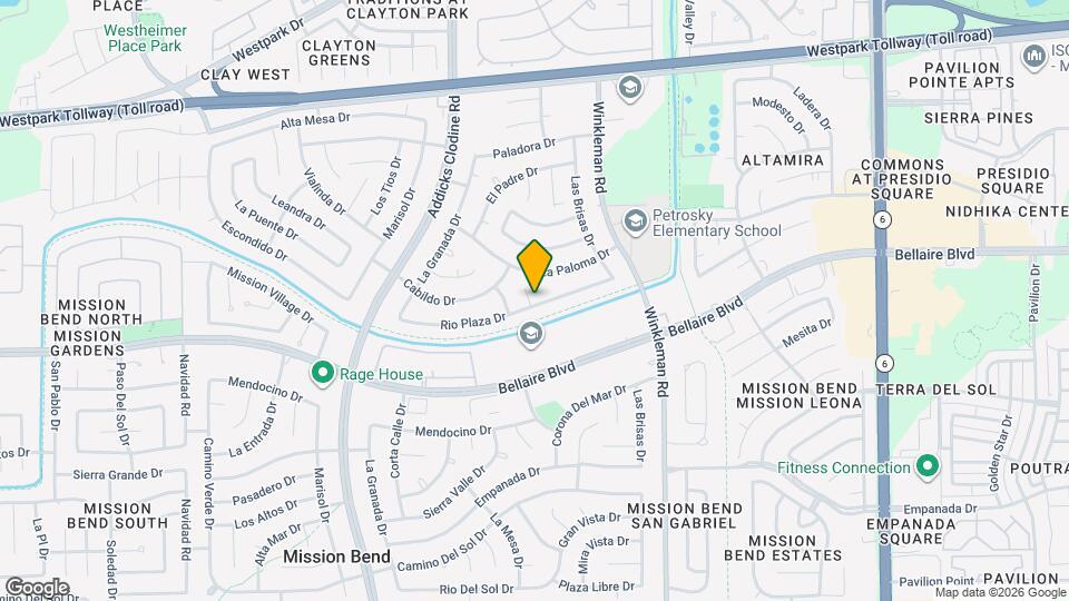 6915 La Mirada Dr Map and Location Details