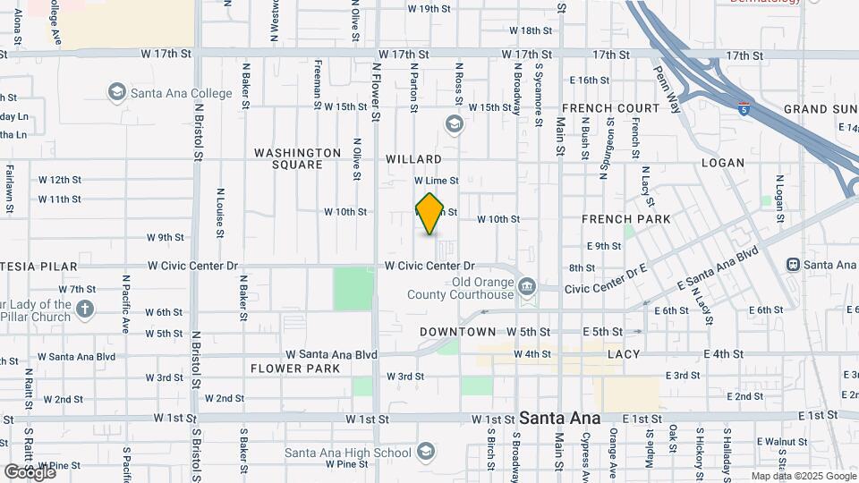 Van Ness Apartments Map and Location Details
